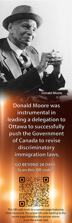 Civil rights activist Donald Moore