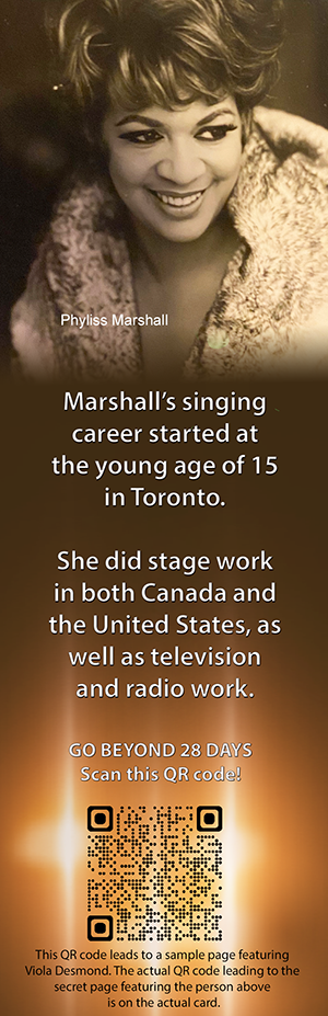 Television icon Phyllis Marshall