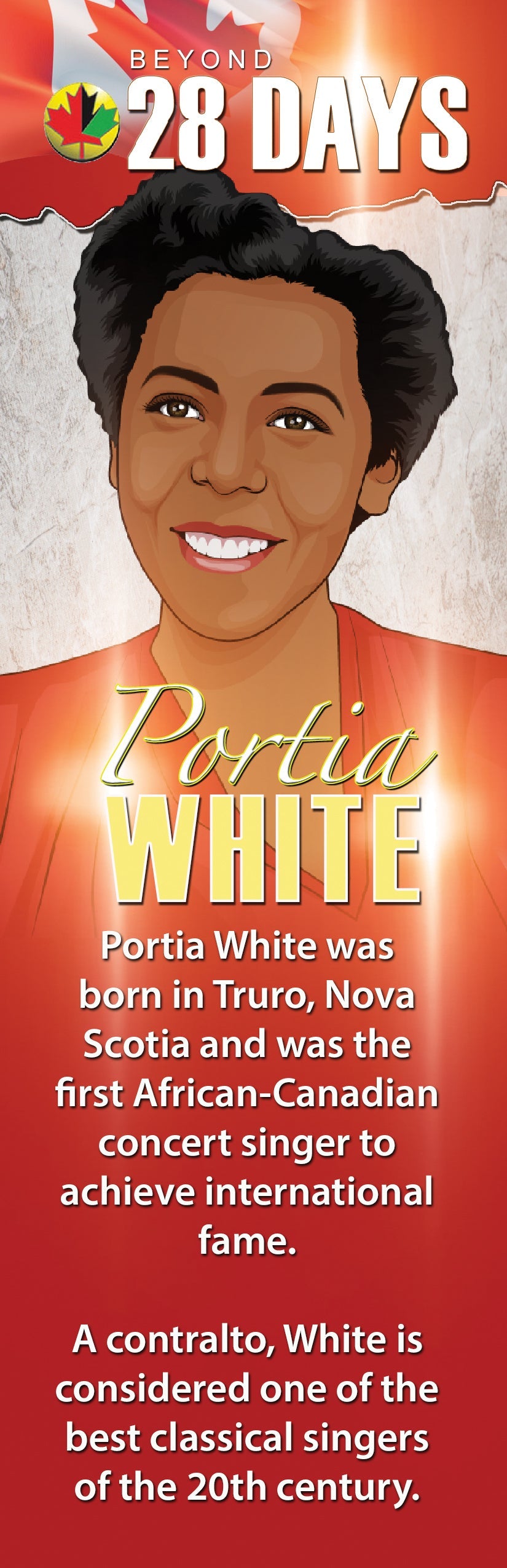 Classical singer Portia White